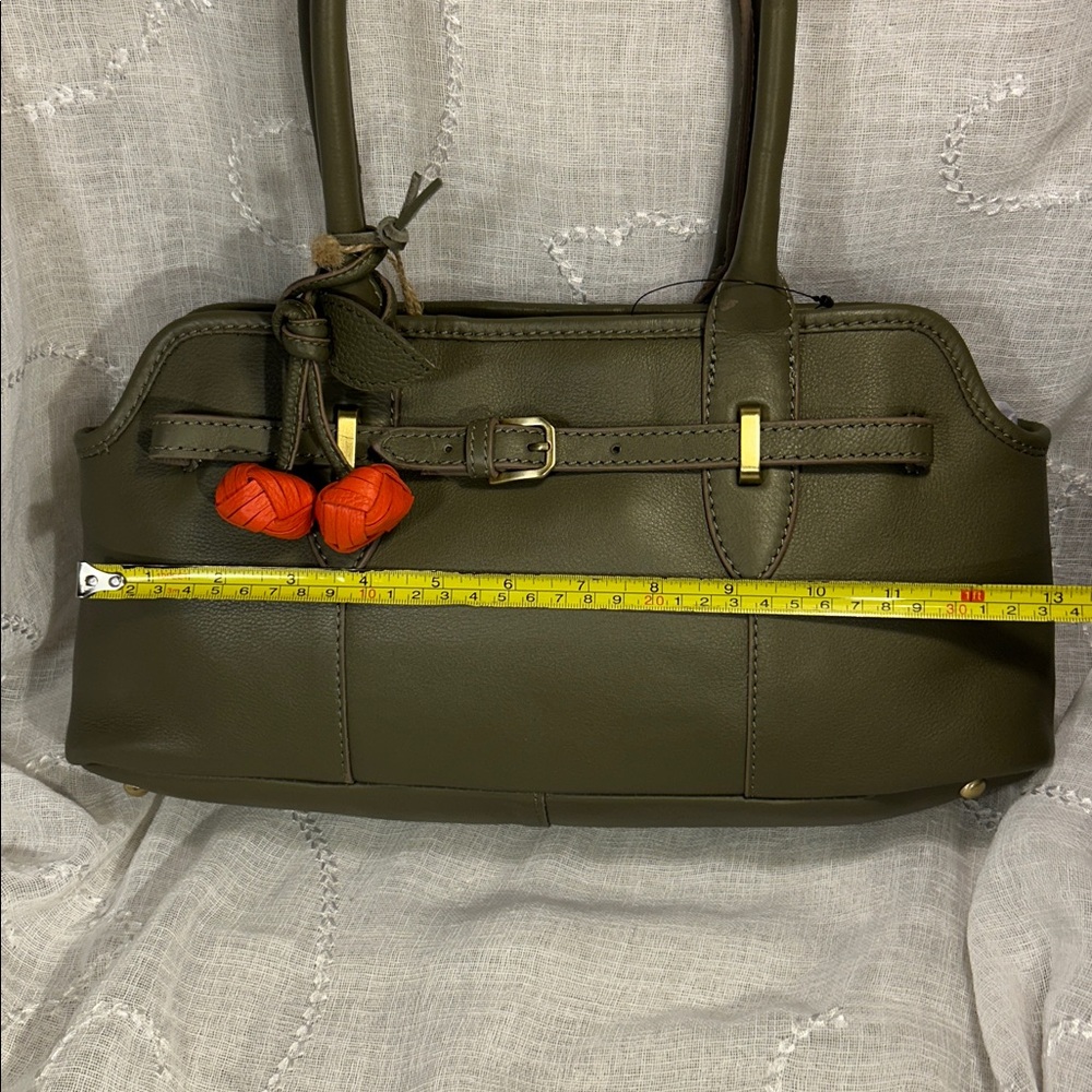 NWT Handmade leather purse with leather cherry charm - Picture 5 of 16